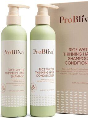 10.  Rice Water Shampoo and Conditioner Set for Hair Growth, for Women & Men